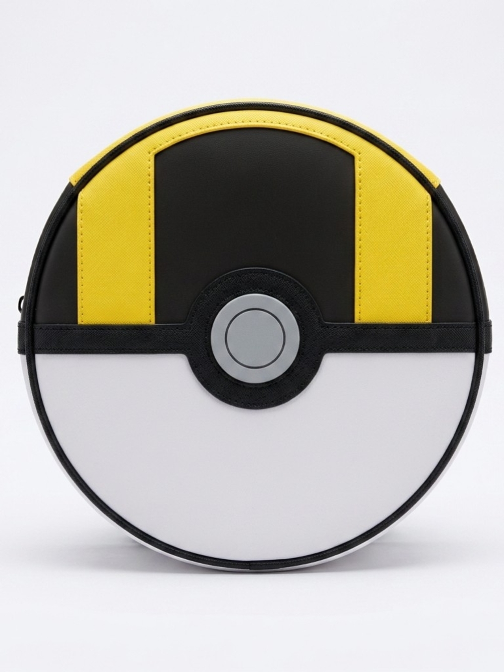 Loungefly Yellow Black White Poké Mon Ball Carry Case Crossbody Bag
